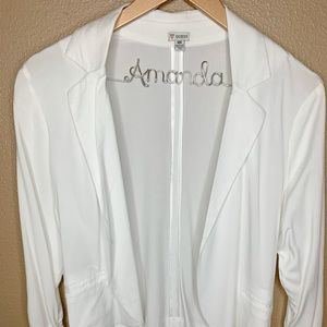 White Guess 3/4 blazer